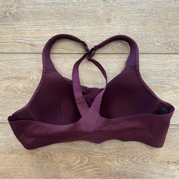 Knockout by Victoria’s Secret Zip Front Sports Bra Size 36B Max Support Wine - Picture 5 of 8